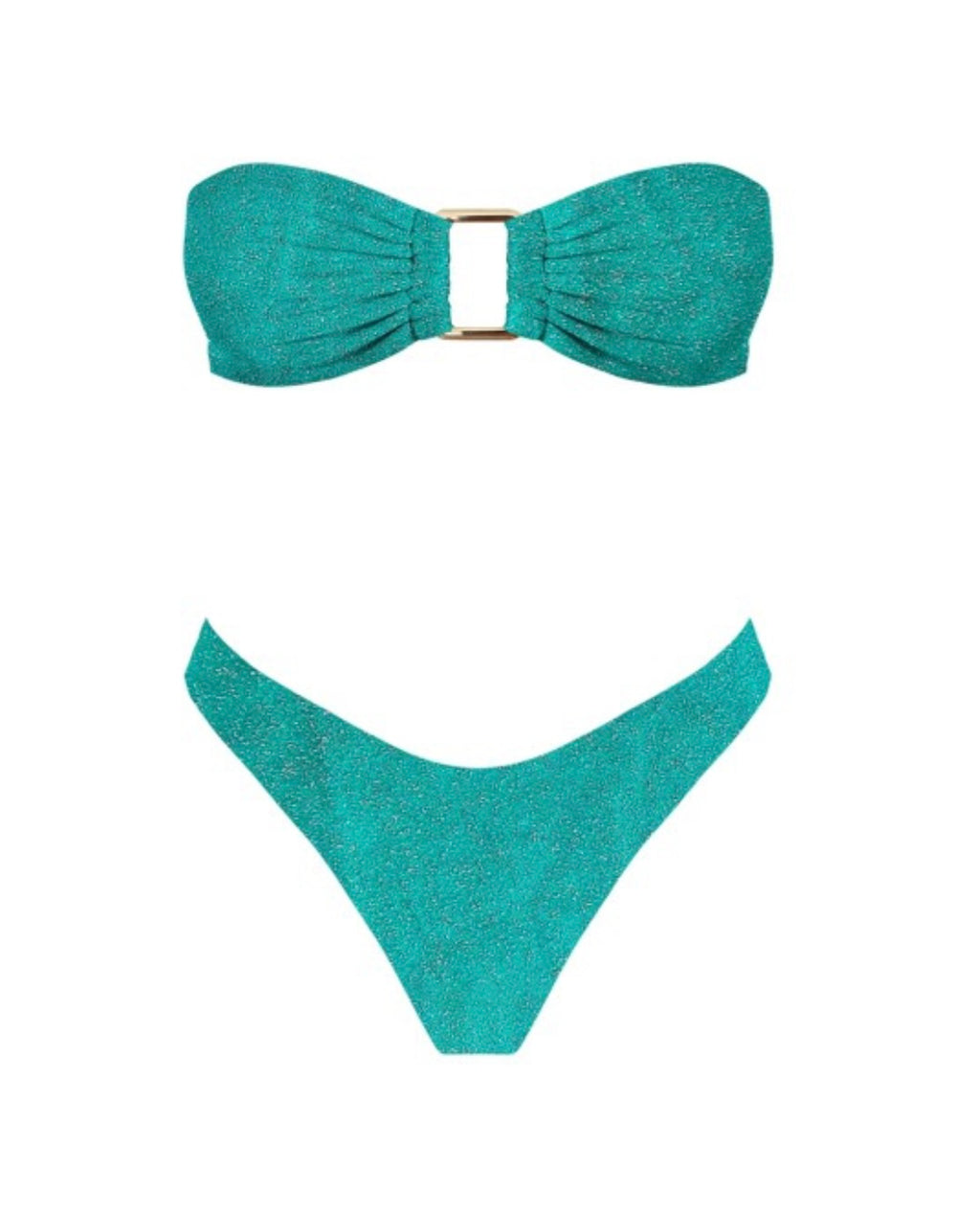 Belize Scoop Bottom in Aqua
