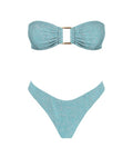 Belize Bandeau Top in Sky