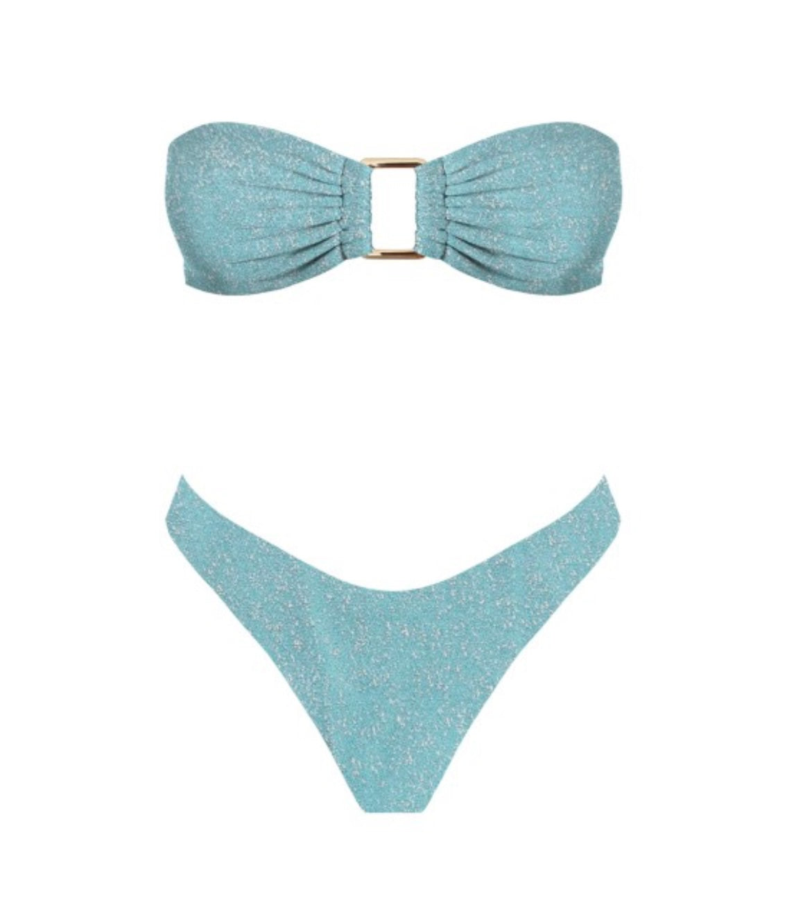 Belize Bandeau Top in Sky