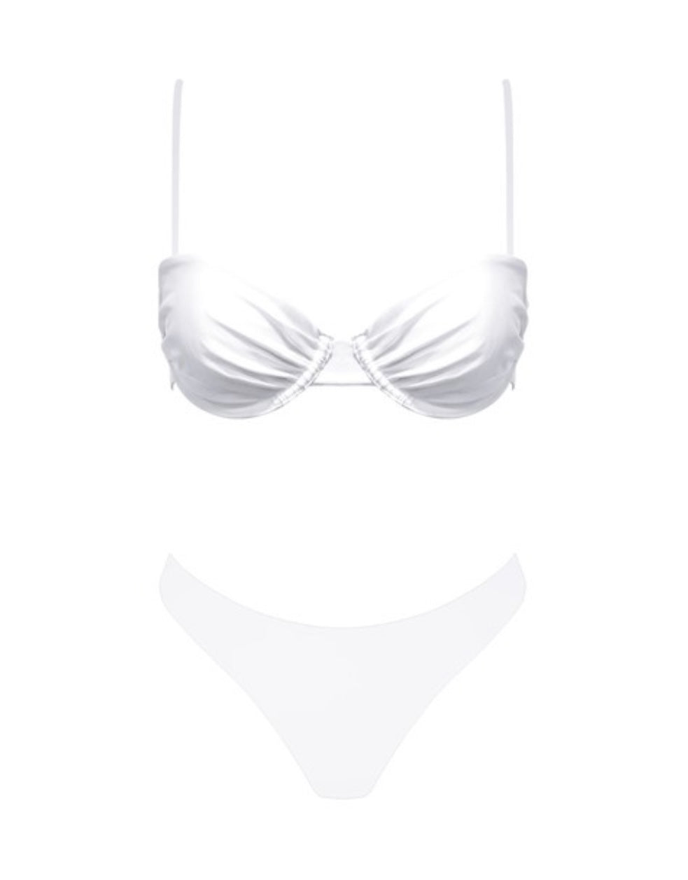 Veranda Bottom in Blanc