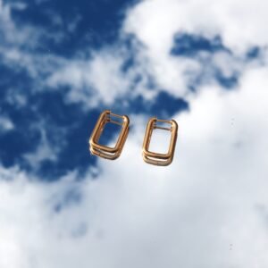 Rectangle Hoop Earring
